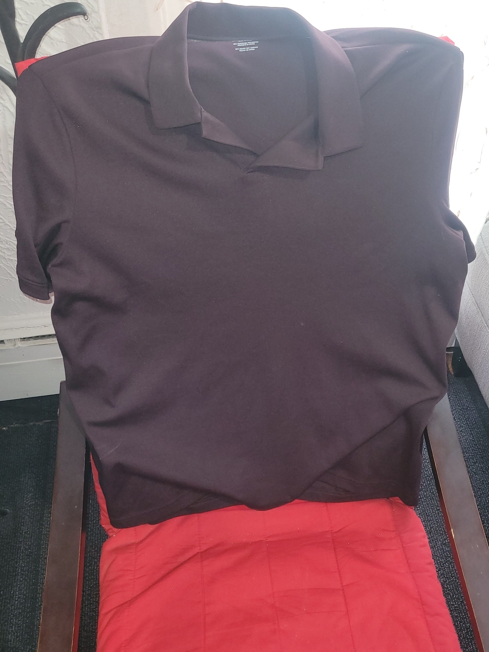 Perry Ellis Men's Polo in Dark Brown